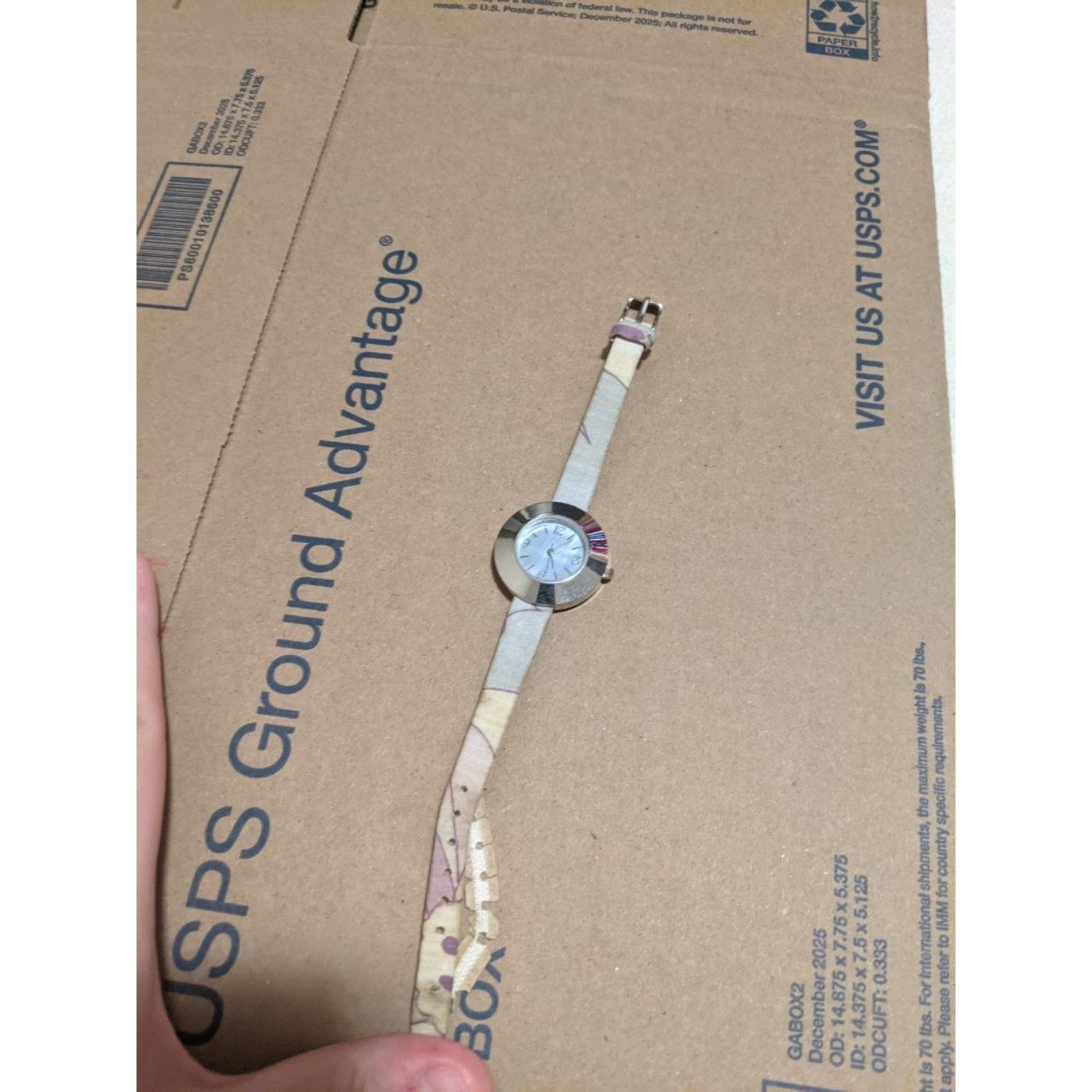 Unbranded Silver Tone Watch Mother Of Pearl Dial